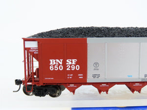 HO Scale ExactRail EP-1301-25 BNSF Railway Autoflood II Hopper Car #650290 wLoad