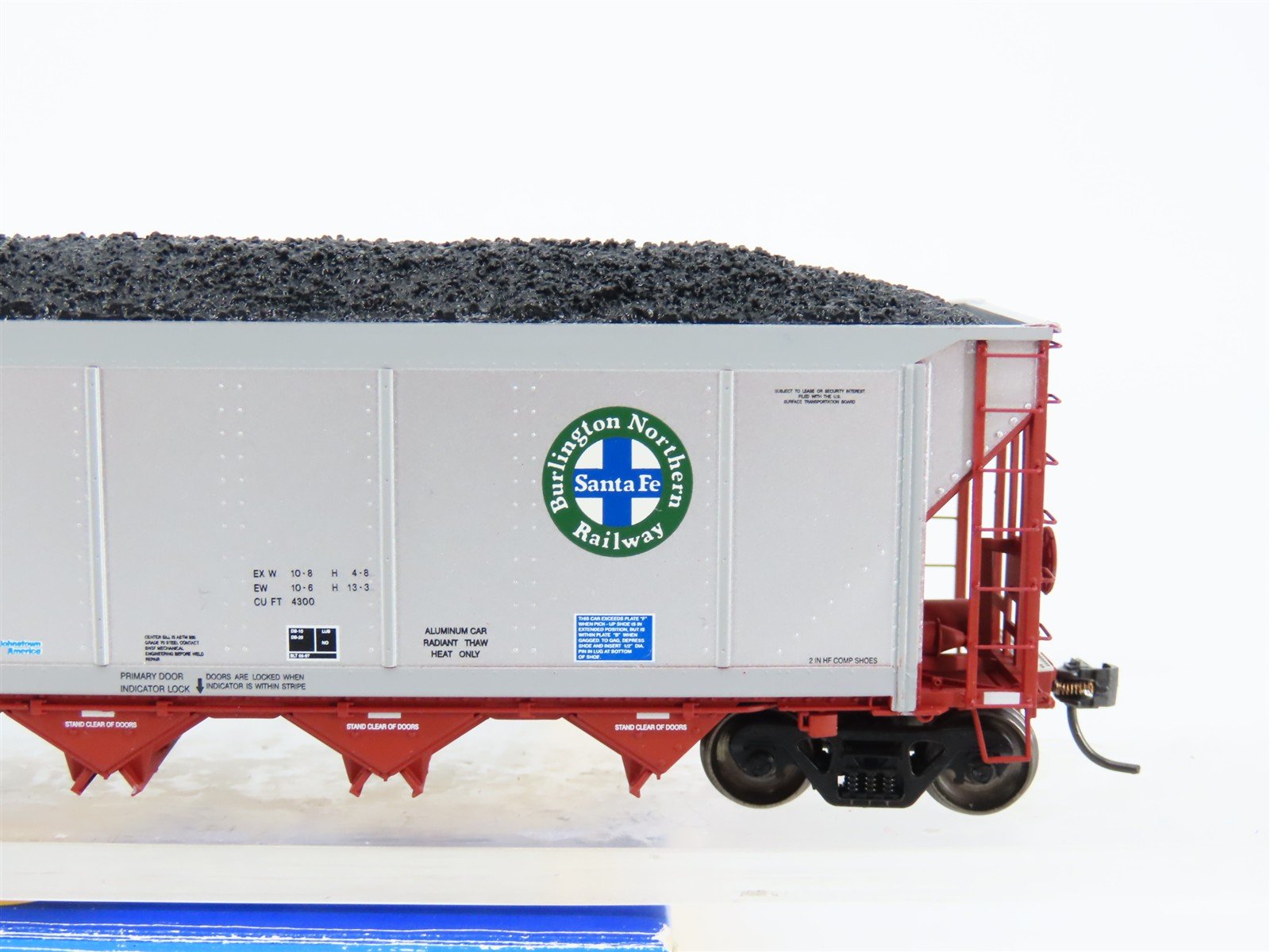 HO Scale ExactRail EP-1301-25 BNSF Railway Autoflood II Hopper Car #650290 wLoad