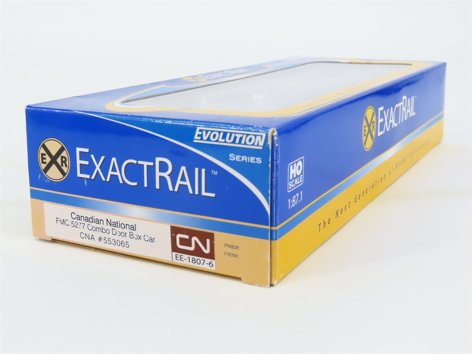 HO Scale ExactRail EE-1807-6 CNA Canadian National FMC 5277 50' Boxcar #553065