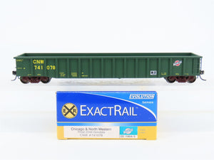 HO Scale ExactRail EE-1904-5 CNW Railway Thrall 2244 Gondola Car #741078