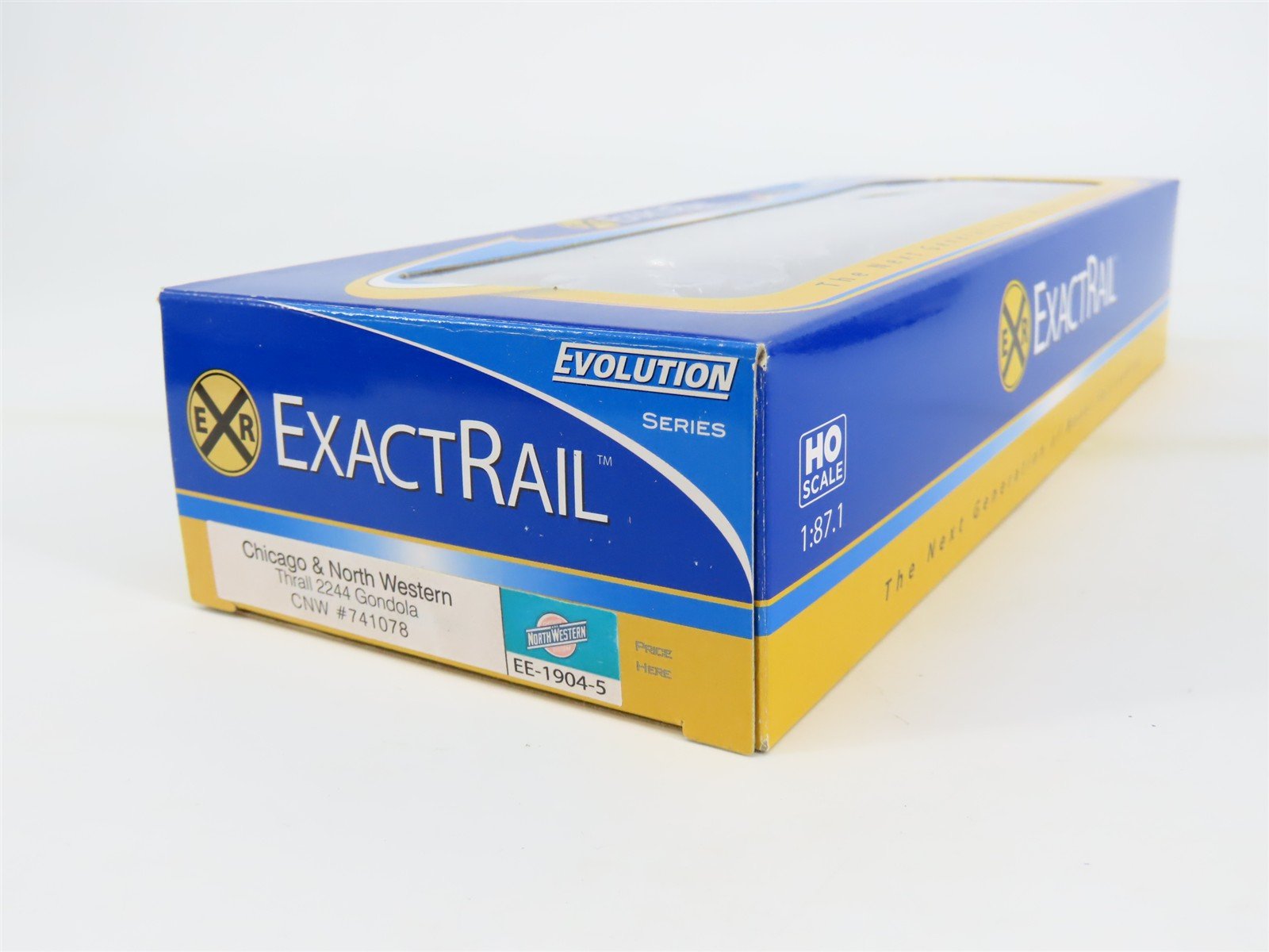 HO Scale ExactRail EE-1904-5 CNW Railway Thrall 2244 Gondola Car #741078