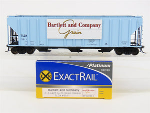 HO Scale ExactRail EP-80180-3 TLDX Bartlett & Co P-S 4427 3-Bay Hopper #5511