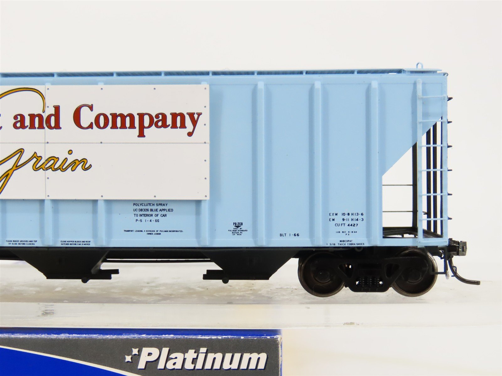 HO Scale ExactRail EP-80180-3 TLDX Bartlett & Co P-S 4427 3-Bay Hopper #5511