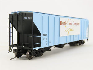 HO Scale ExactRail EP-80180-3 TLDX Bartlett & Co P-S 4427 3-Bay Hopper #5511