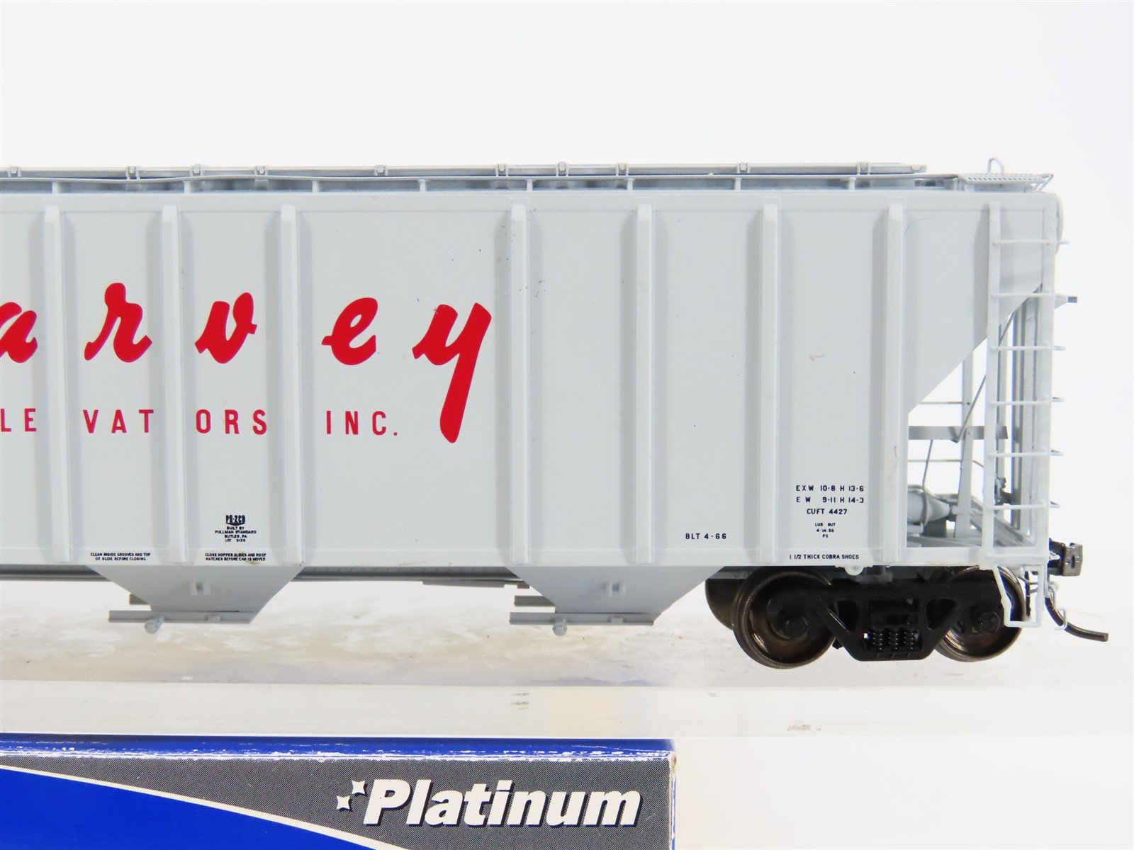 HO Scale ExactRail EP-80172-6 GELX Garvey Elevators P-S 4427 3-Bay Hopper #33