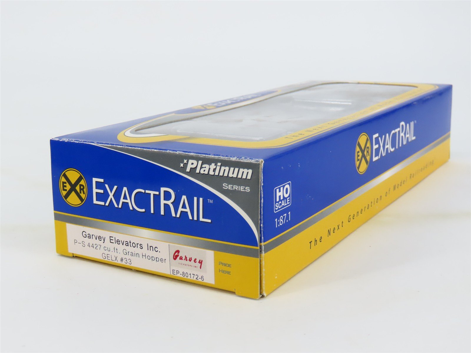 HO Scale ExactRail EP-80172-6 GELX Garvey Elevators P-S 4427 3-Bay Hopper #33