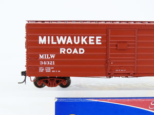 HO Scale ExactRail EPS-90003-10 MILW Milwaukee Road 40' Ribside Boxcar #34321