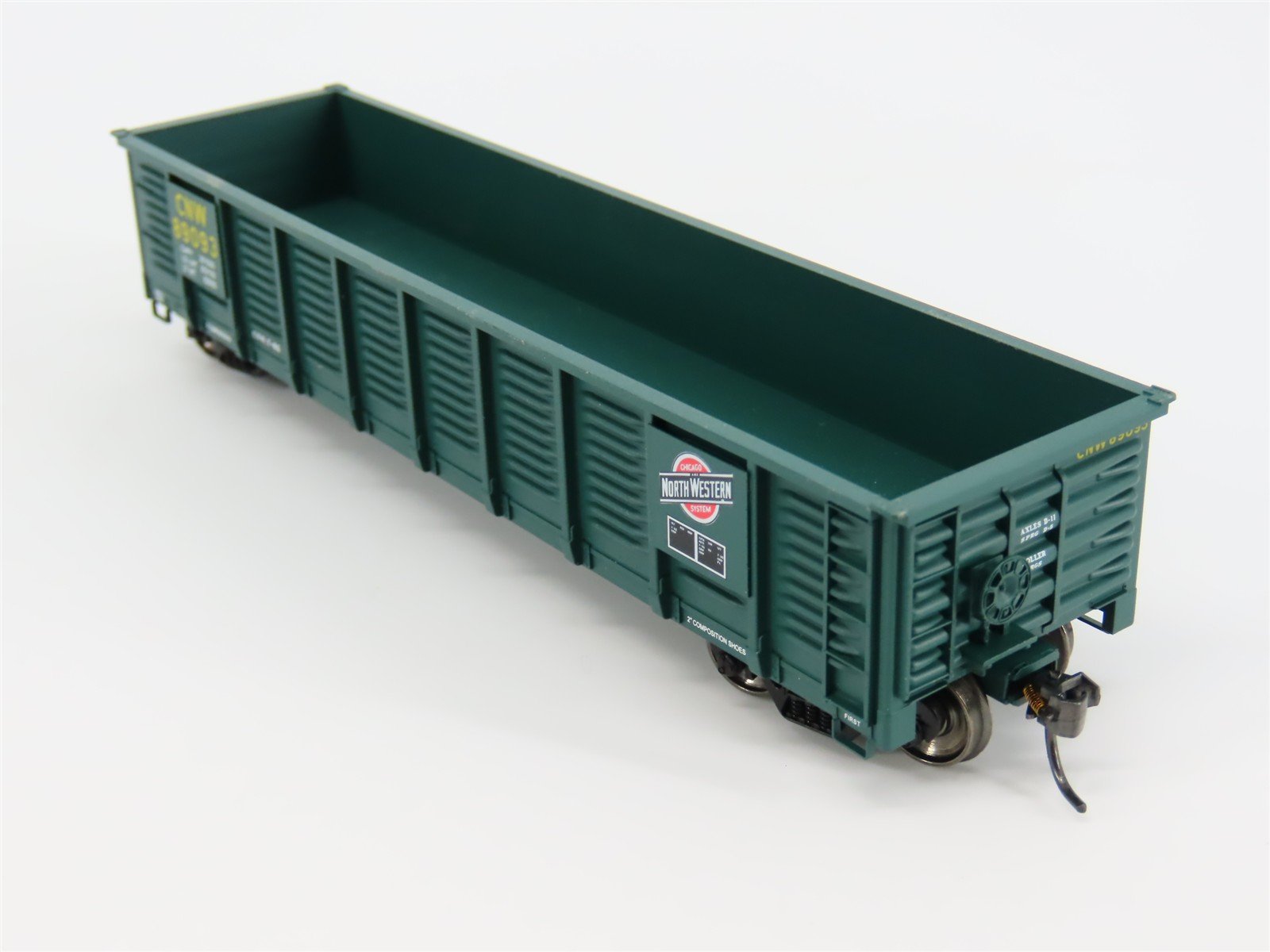 HO ExactRail EX-1210-1 CNW Chicago Northwestern Gunderson 2420 Gondola #89093