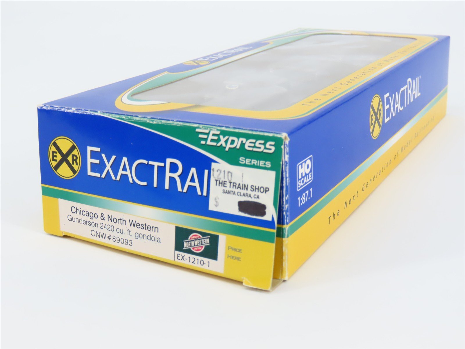 HO ExactRail EX-1210-1 CNW Chicago Northwestern Gunderson 2420 Gondola #89093