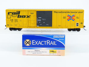 HO Scale ExactRail EE-1805-8 ABOX Railbox FMC 5277 Combo Door Boxcar #51077