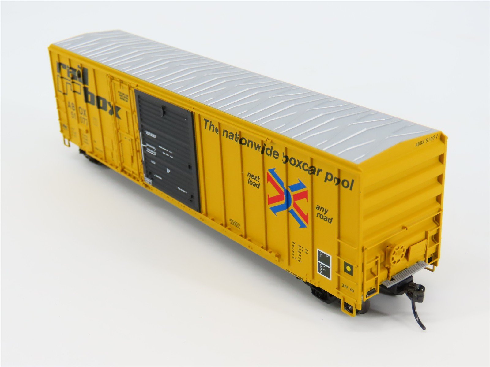HO Scale ExactRail EE-1805-8 ABOX Railbox FMC 5277 Combo Door Boxcar #51077