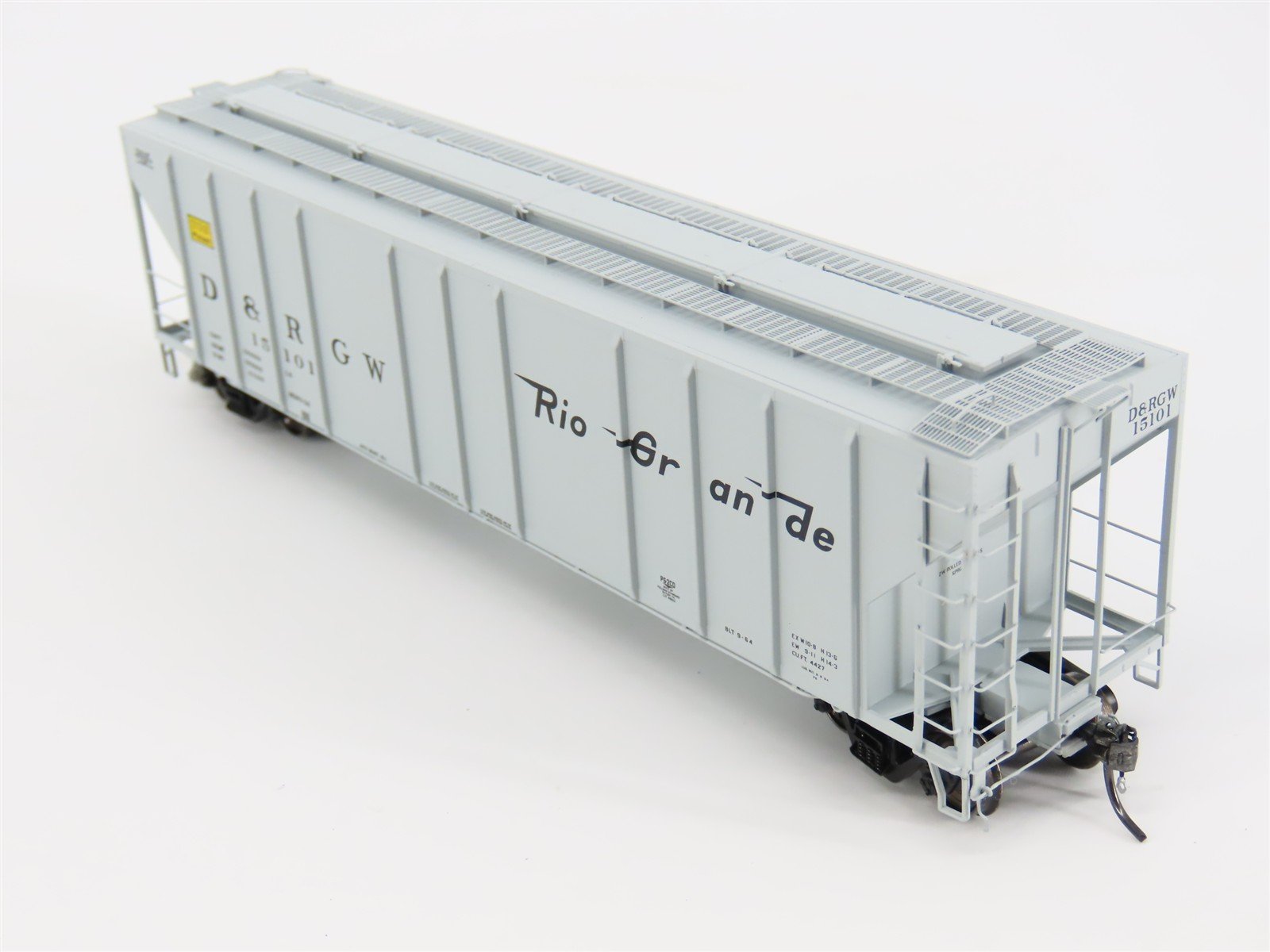 HO Scale ExactRail EP-80196-1 DRGW Rio Grande PS-2CD 4427 3-Bay Hopper Car #1510