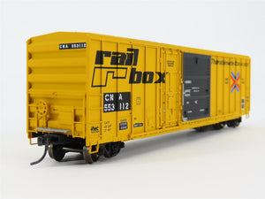 HO ExactRail EE-1808-1 CNA Railbox Patched FMC Combo Door 50' Boxcar #553112
