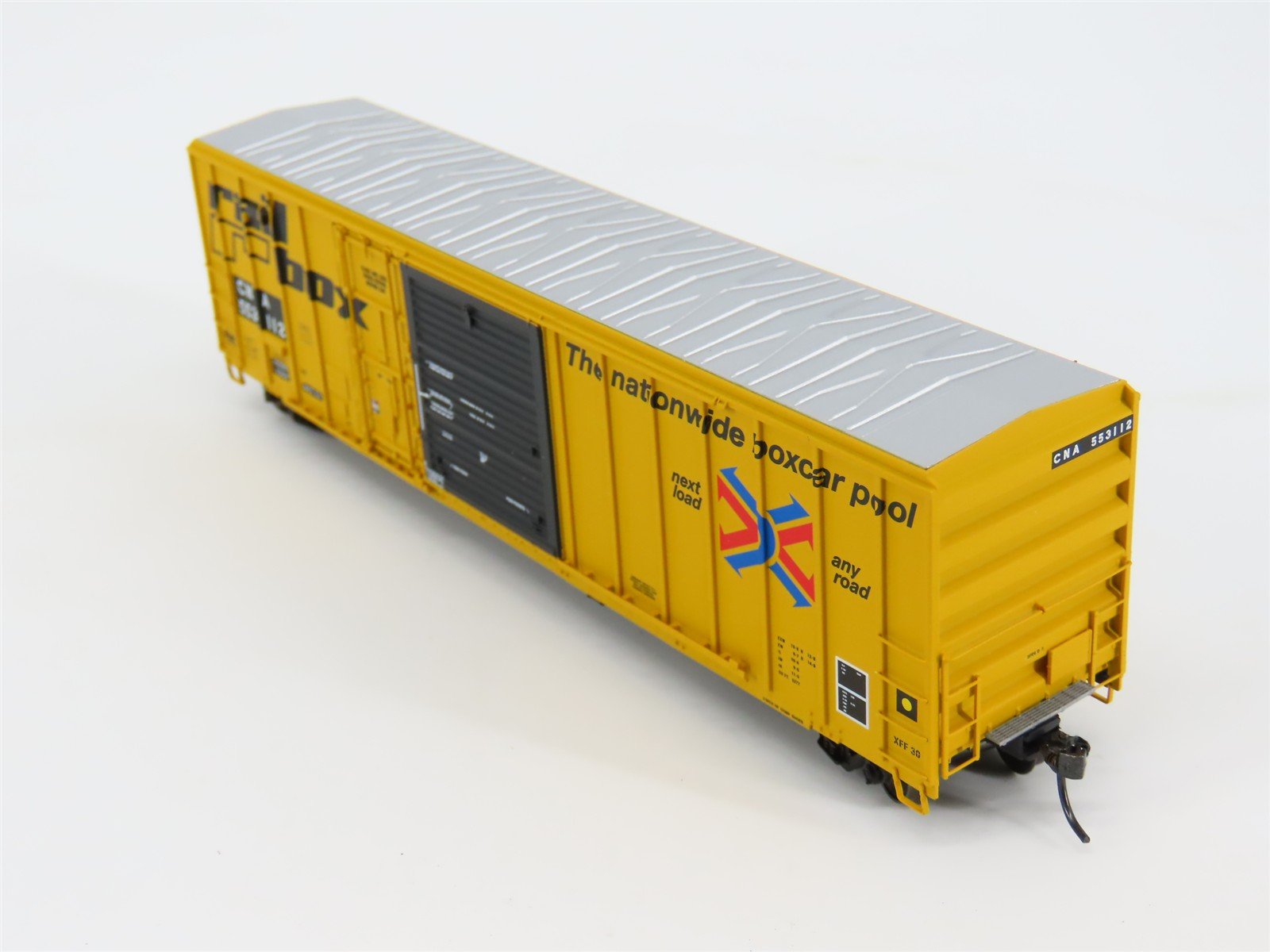 HO ExactRail EE-1808-1 CNA Railbox Patched FMC Combo Door 50' Boxcar #553112