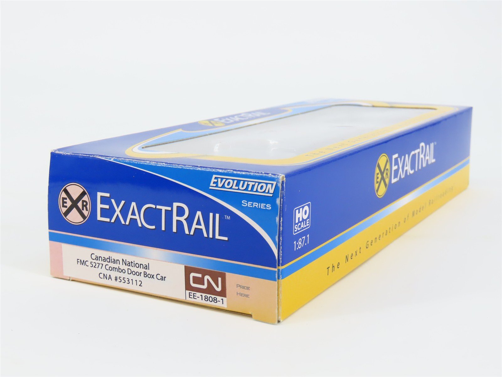 HO ExactRail EE-1808-1 CNA Railbox Patched FMC Combo Door 50' Boxcar #553112