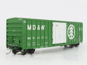 HO Scale ExactRail Evolution Series EE-1852-4 MD&W Plug Door Box Car #8137
