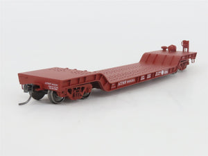 HO ExactRail Evolution EE-1755-1 ATSF Santa Fe Depressed Center Flat Car #90131