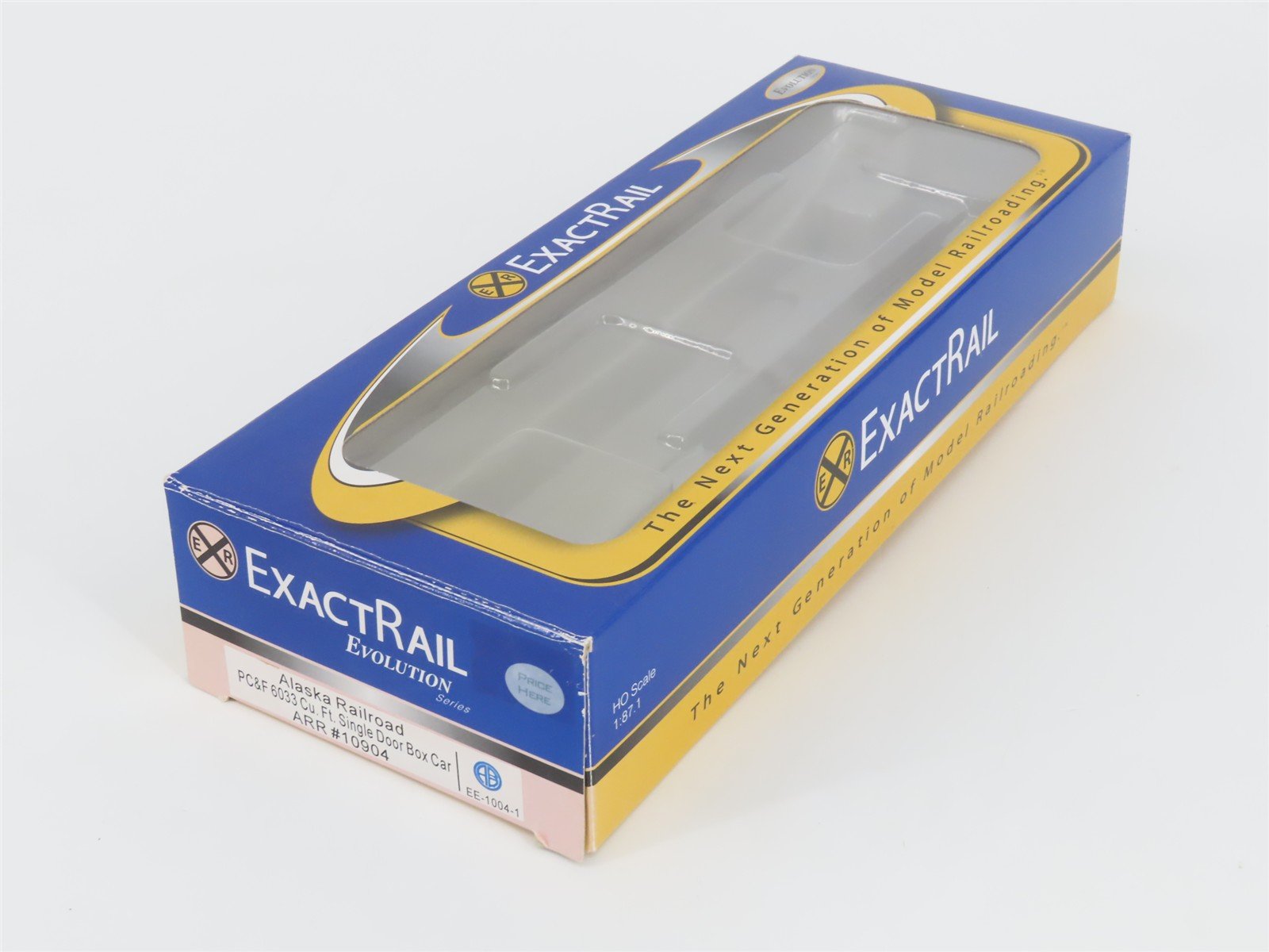 HO Scale ExactRail Evolution Series EE-1004-1 ARR Alaska Box Car #10904