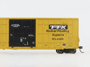 HO Scale ExactRail Evolution Series EE-1401-30 FBOX TTX Plug Door Boxcar #504526