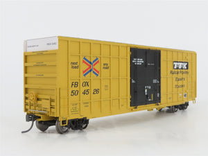 HO Scale ExactRail Evolution Series EE-1401-30 FBOX TTX Plug Door Boxcar #504526