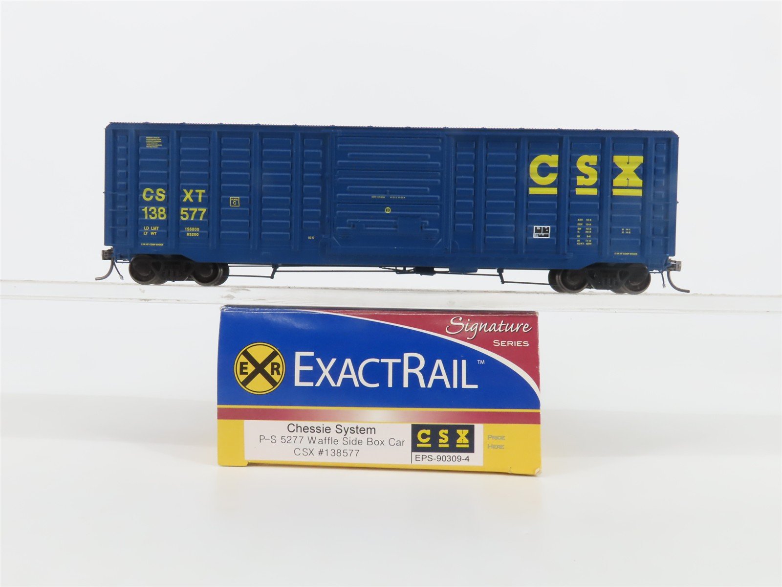 HO Scale ExactRail Signature Series EPS-90309-4 CSXT CSX Box Car #138577