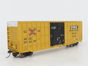 HO Scale ExactRail Evolution Series EE-1401-47 FBOX TTX Plug Door Boxcar #505387