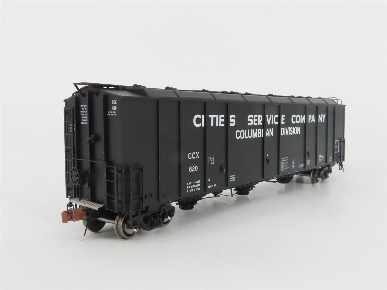 HO Scaletrains.com Rivet Counter SXT30263 CCX Cities Service 3-Bay Hopper #820