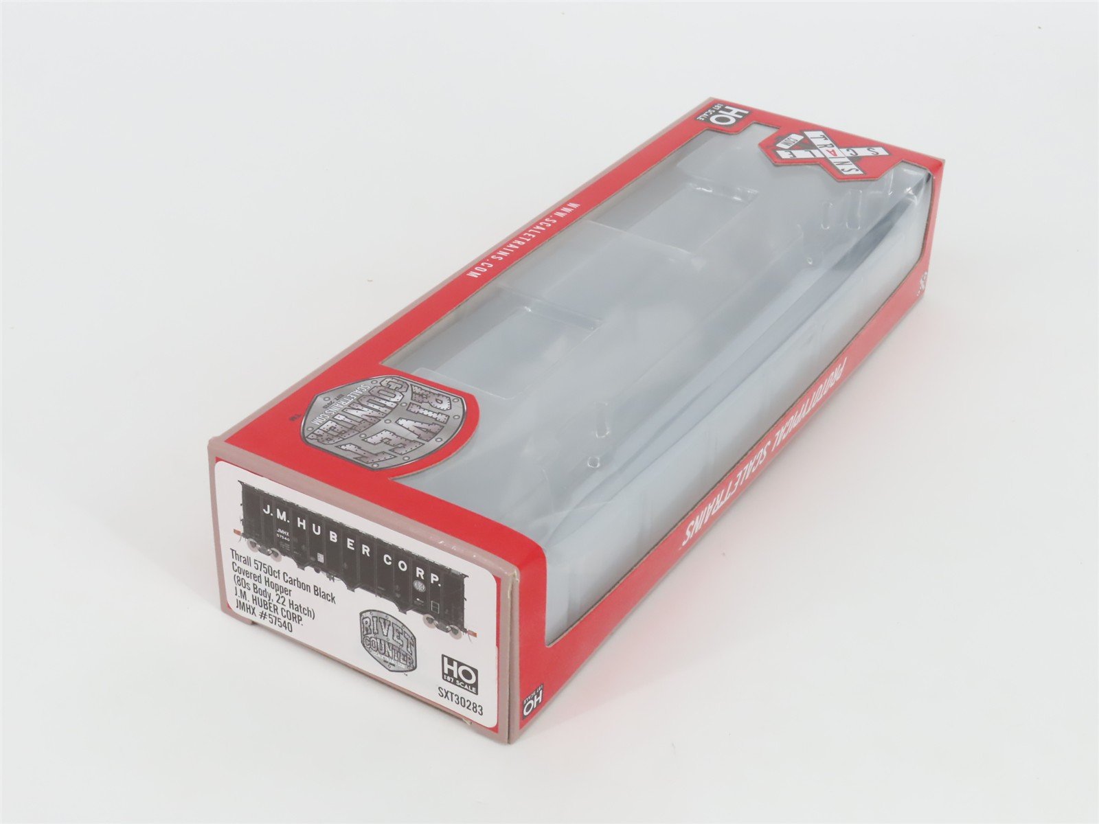 HO Scaletrains.com Rivet Counter SXT30283 JMHX J.M. Huber 3-Bay Hopper #57540