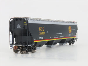HO Scaletrains.com Rivet Counter SXT30822 KCS 3-Bay Covered Hopper #286988