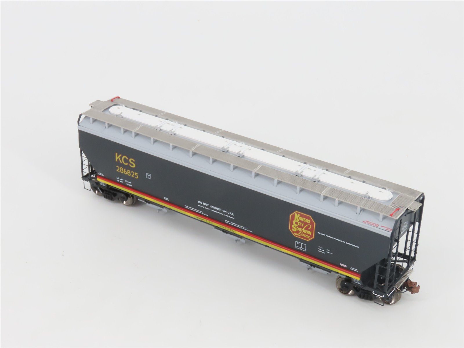 HO Scaletrains.com Rivet Counter SXT30819 KCS 3-Bay Covered Hopper #286825