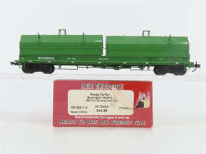 HO Scale Red Caboose RR-32511-3 BN Burlington Northern 100-Ton Coil Car #576262