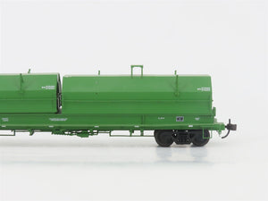 HO Scale Red Caboose RR-32511-3 BN Burlington Northern 100-Ton Coil Car #576262
