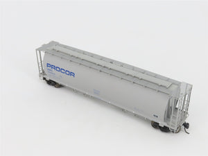 HO Scale InterMountain PWRS 1015F UNPX Procor 4-Bay Covered Hopper #120012