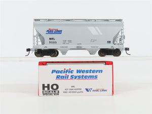 HO InterMountain PWRS 1055F MRL Montana Rail Link 2-Bay Hopper #9089 w/ Graffiti