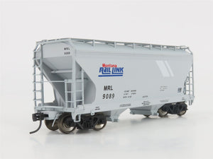 HO InterMountain PWRS 1055F MRL Montana Rail Link 2-Bay Hopper #9089 w/ Graffiti
