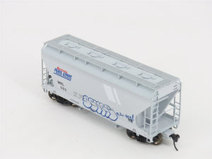 HO InterMountain PWRS 1055F MRL Montana Rail Link 2-Bay Hopper #9089 w/ Graffiti