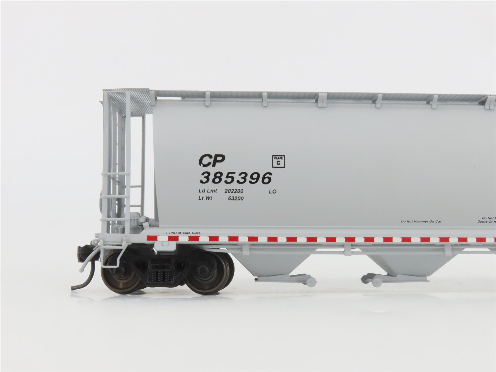 HO Scale InterMountain PWRS CP Canadian Pacific 4-Bay Cylindrical Hopper #385396