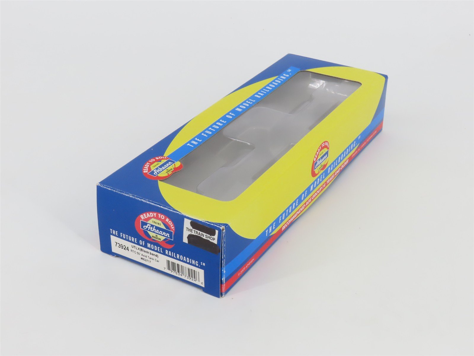 HO Scale Athearn 73924 UTLX (Black Band) RTC 50' Acid Tank Car #802717