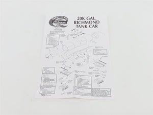 HO Scale Athearn 73916 RCRX RTC 50' Richmond Acid Tank Car #1081