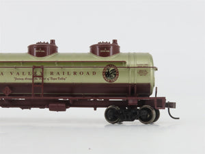 HO Scale Athearn 8508 NVRR Napa Valley Wine Train 3-Dome Tank Car #1256