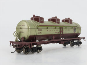 HO Scale Athearn 8508 NVRR Napa Valley Wine Train 3-Dome Tank Car #1256