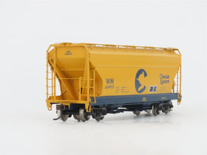 HO Scale Athearn 93935 WM Chessie System ACF 2970 2-Bay Covered Hopper #604952