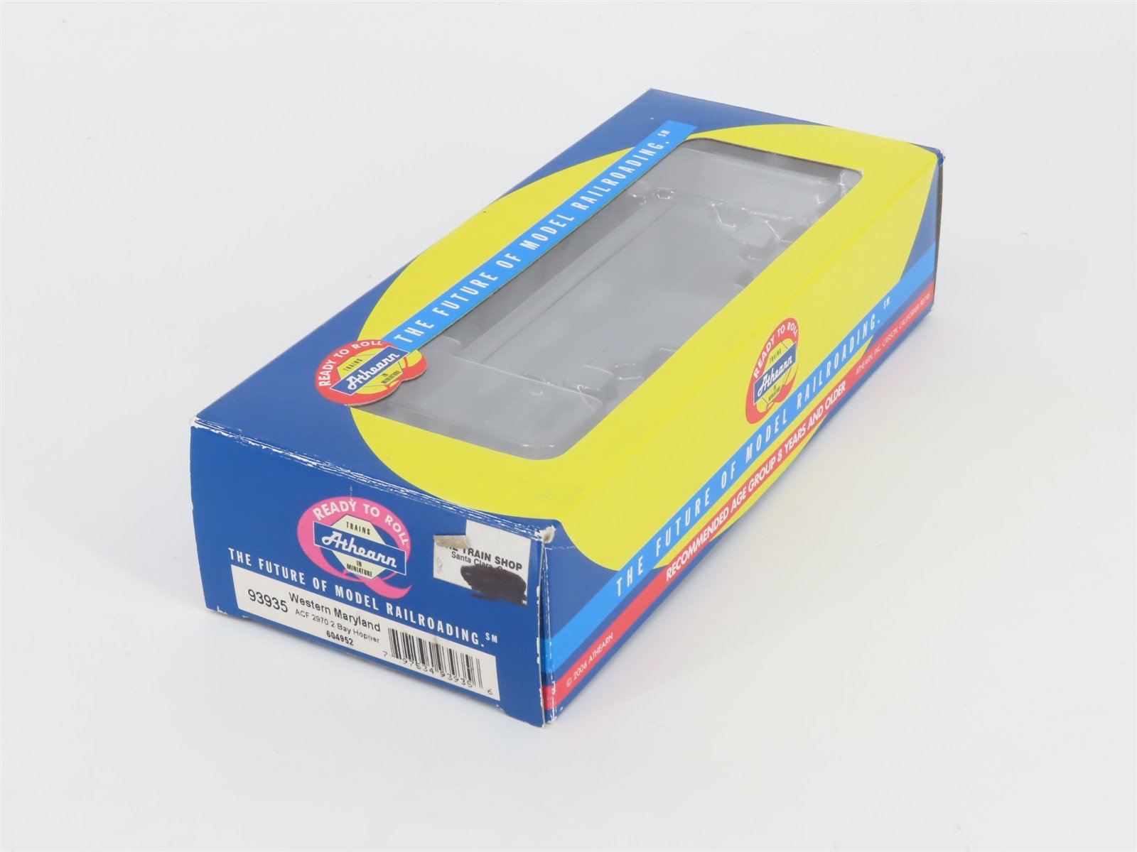 HO Scale Athearn 93935 WM Chessie System ACF 2970 2-Bay Covered Hopper #604952