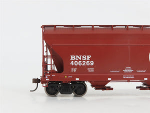 HO Scale Athearn 93921 BNSF Railway ACF 2970 2-Bay Covered Hopper #406269