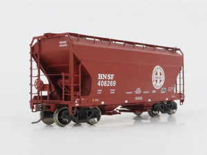 HO Scale Athearn 93921 BNSF Railway ACF 2970 2-Bay Covered Hopper #406269