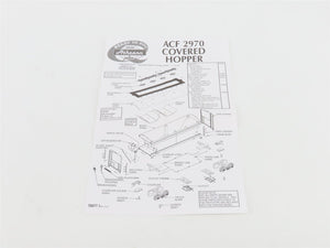 HO Scale Athearn 93921 BNSF Railway ACF 2970 2-Bay Covered Hopper #406269