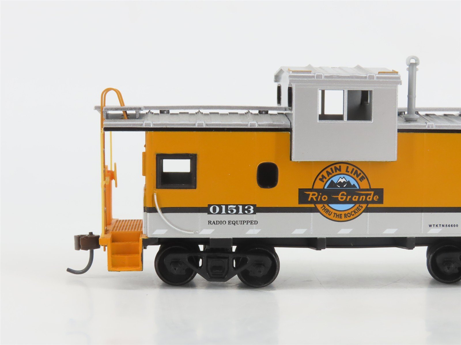 HO Scale Athearn 7501 D&RGW Rio Grande (Orange/Silver) Wide Vision Caboose 01513