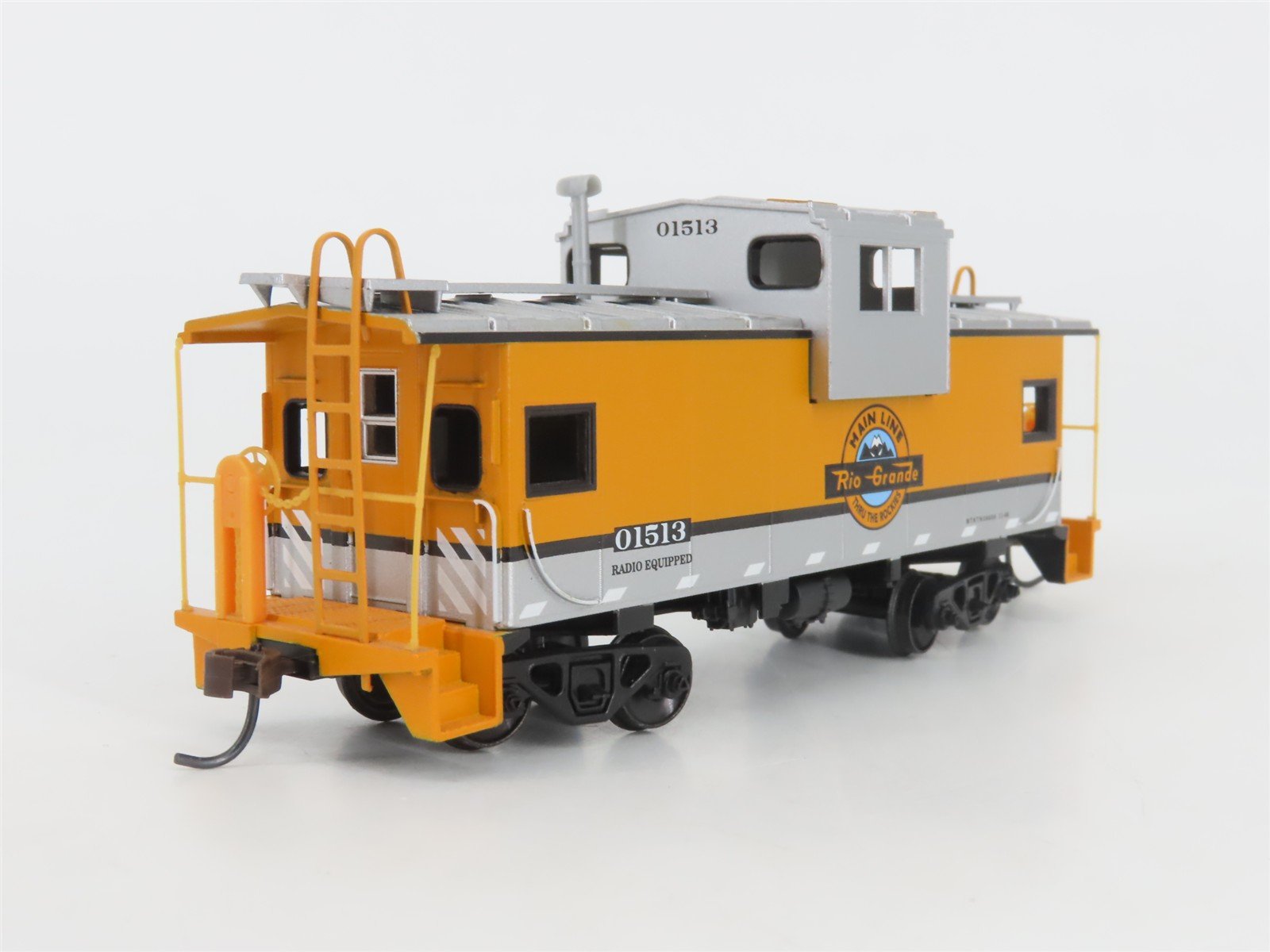 HO Scale Athearn 7501 D&RGW Rio Grande (Orange/Silver) Wide Vision Caboose 01513