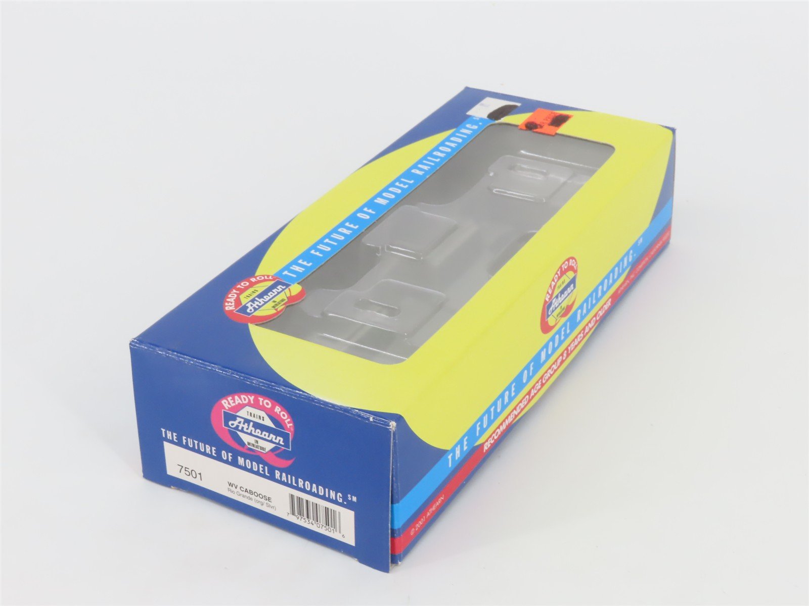 HO Scale Athearn 7501 D&RGW Rio Grande (Orange/Silver) Wide Vision Caboose 01513