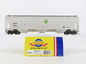 HO Scale Athearn Genesis G4255 CGOX Cargill #1 3-Bay Covered Hopper #1036